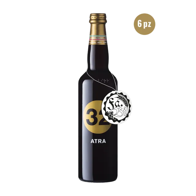 32 Via dei Birrai Atra birra bruna 75cl doppio malto